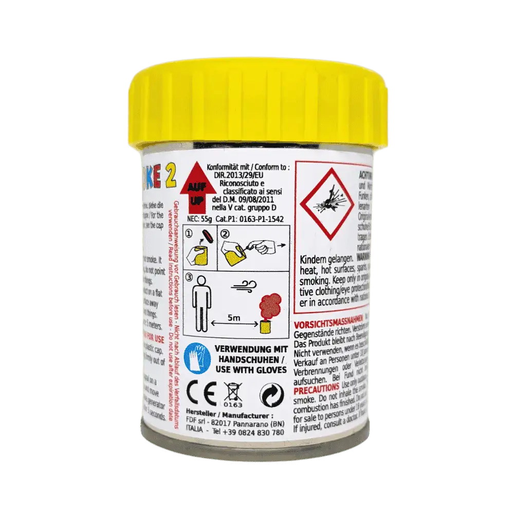 Mr. Smoke Rauchtopf - Gelb