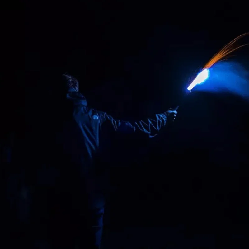 Breslauer Handfeuer - Bengalo blau
