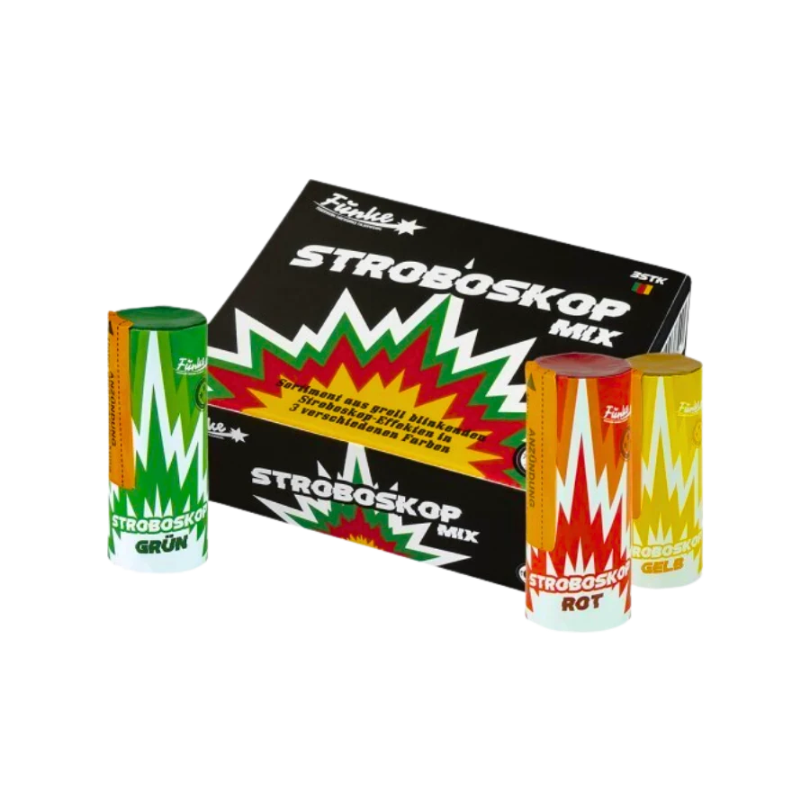 Funke Strobos - Bunter Mix (3 Stück)