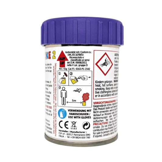 Mr. Smoke 2 Rauchtopf Produktfoto in der Farbe violett vor transparentem Hintergrund