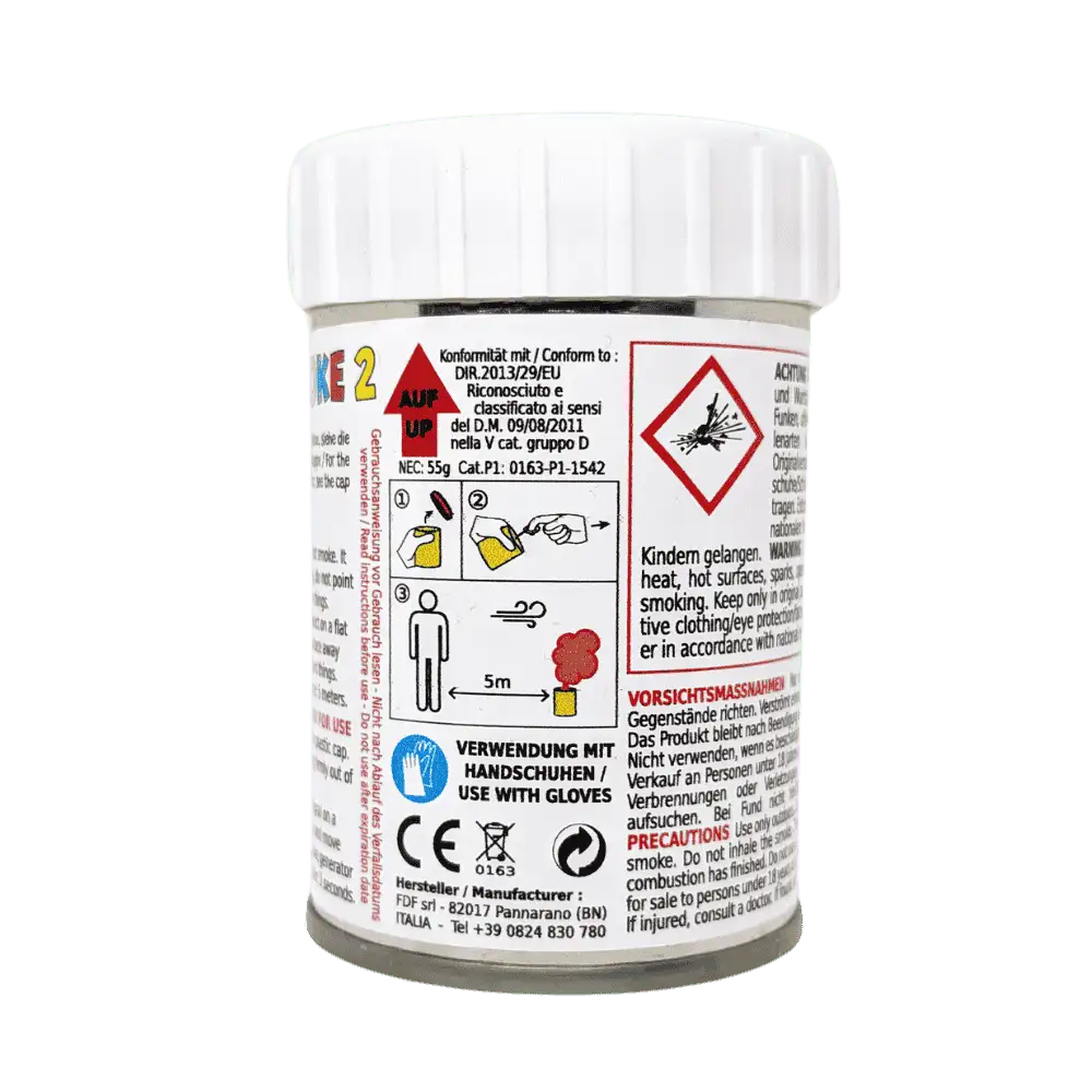 Mr. Smoke 2 Rauchtopf Produktfoto in der Farbe weiß vor transparentem Hintergrund