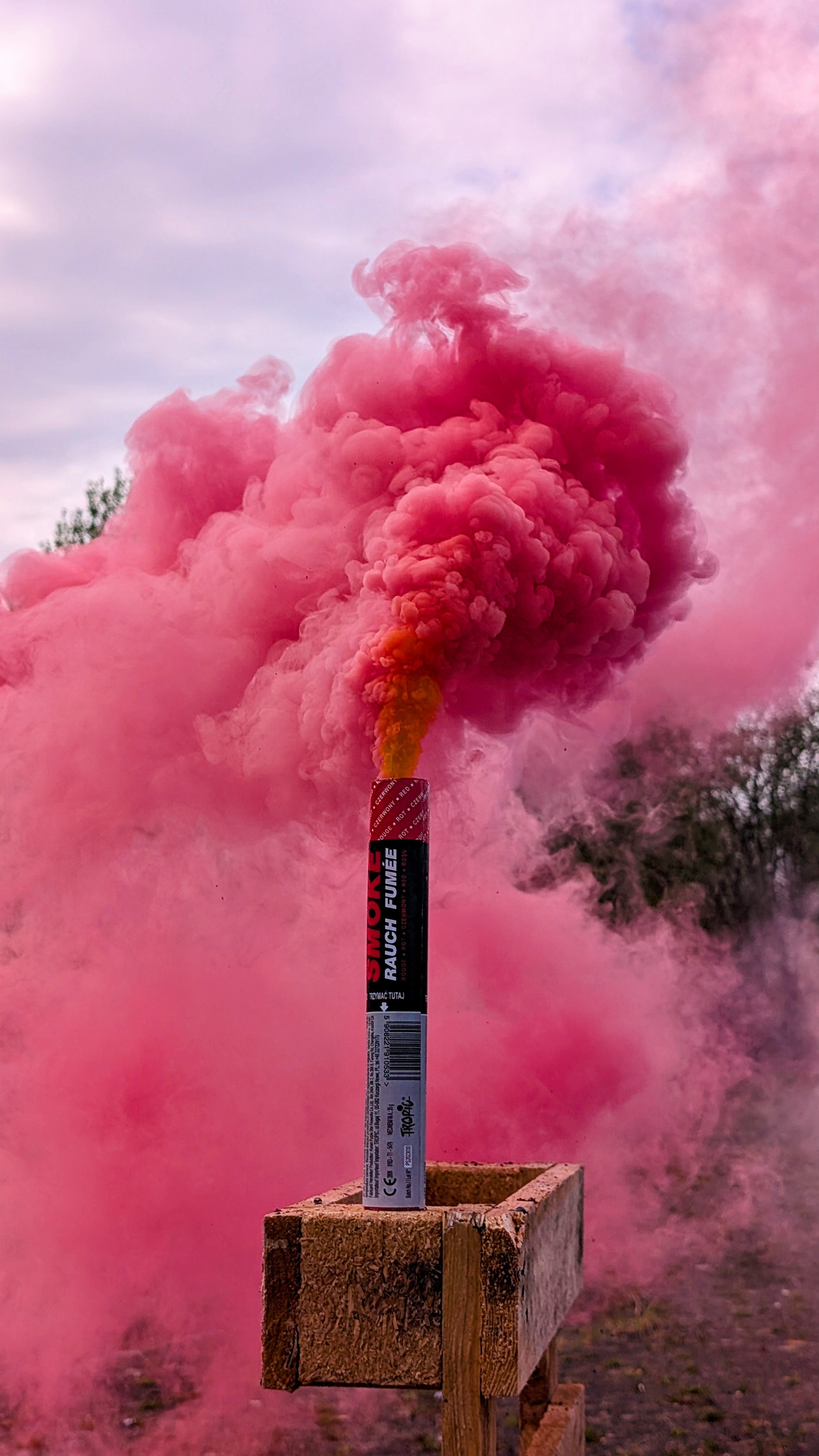 TF23 Rauchfackel - Rot