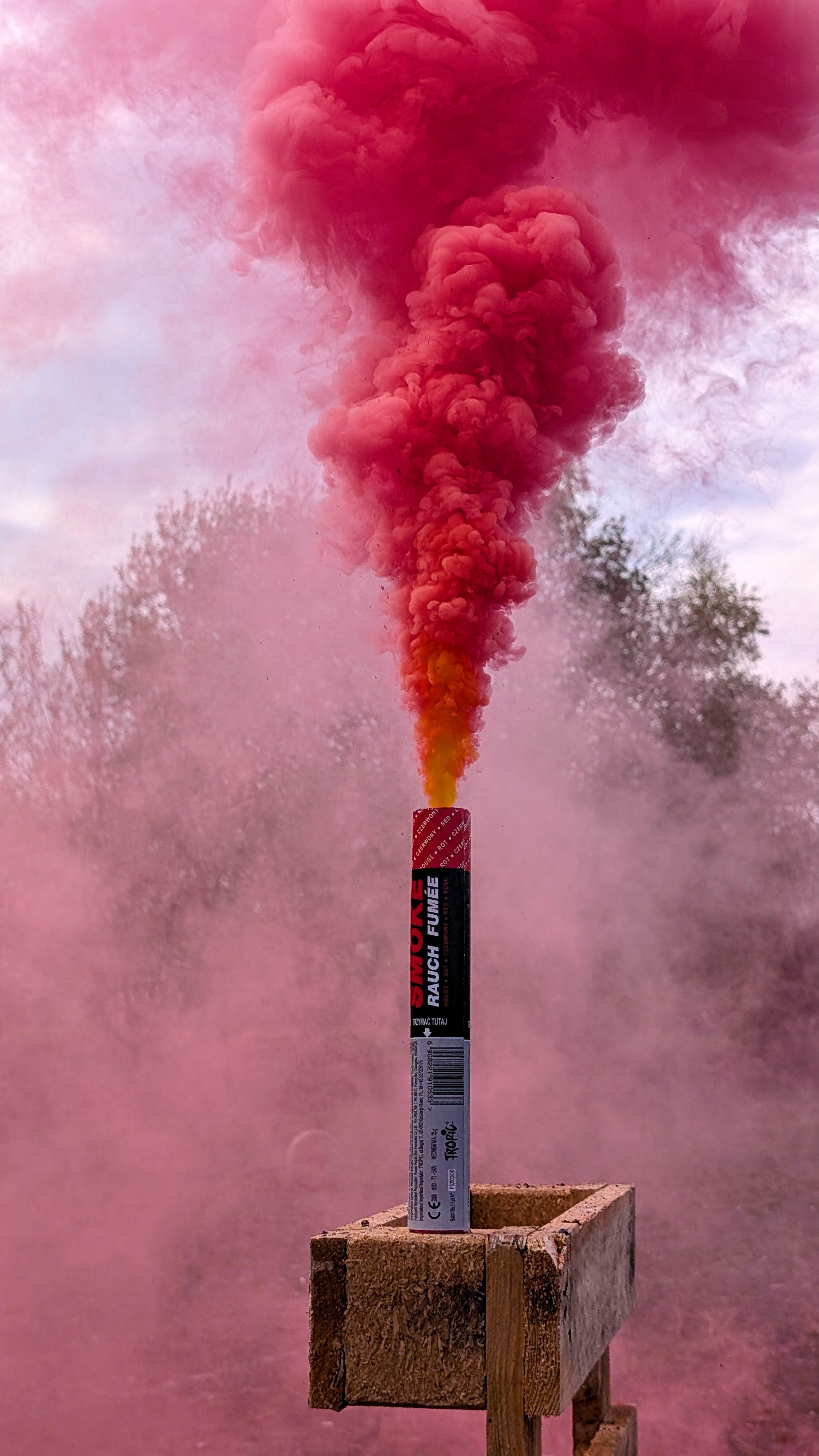 TF23 Rauchfackel - Rot