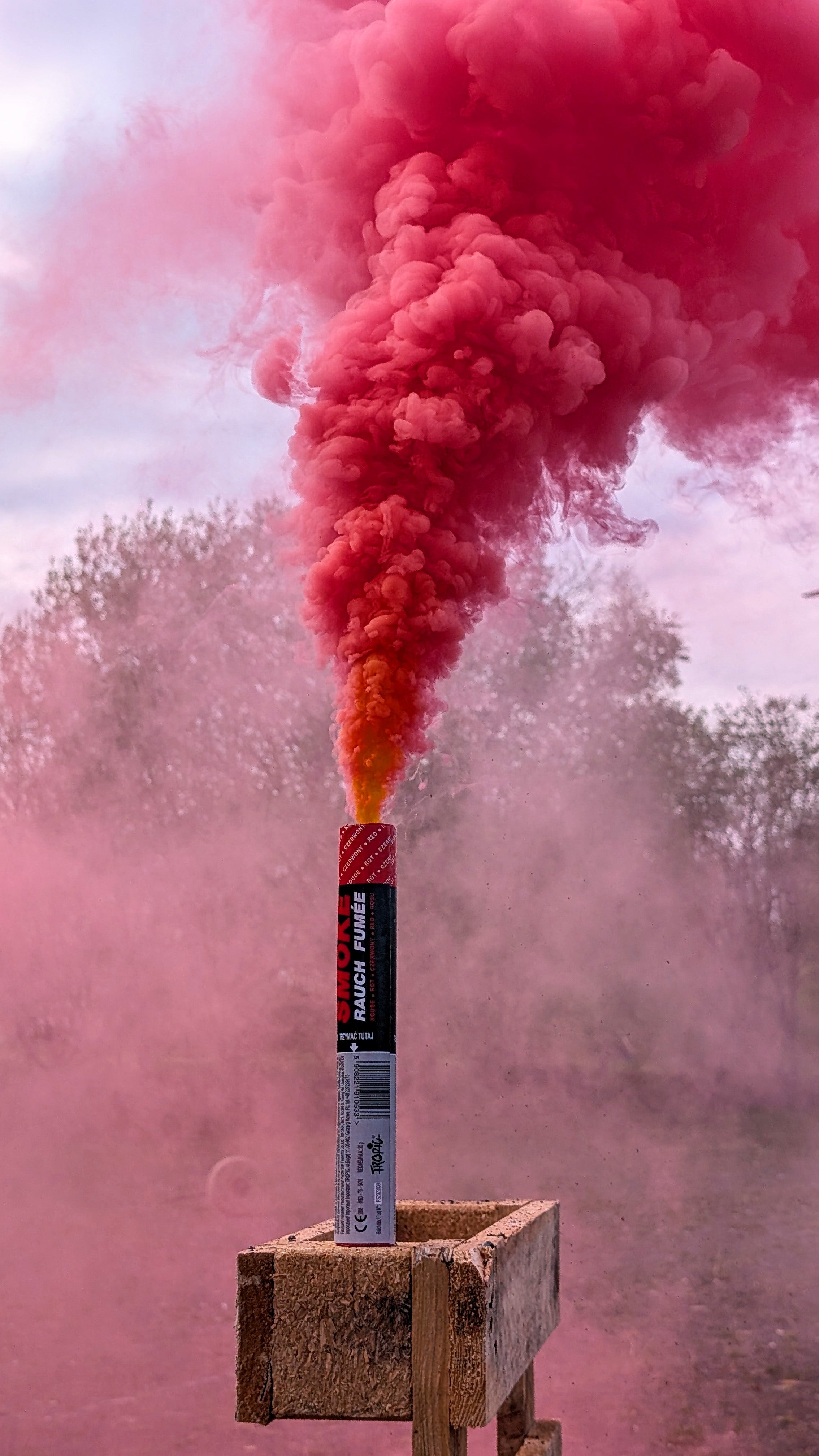 TF23 Rauchfackel - Rot