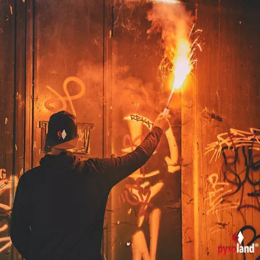 Breslauer Handfeuer - Bengalo gelb