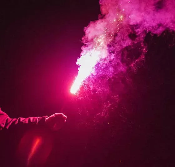 Breslauer Handfeuer - Bengalo violett